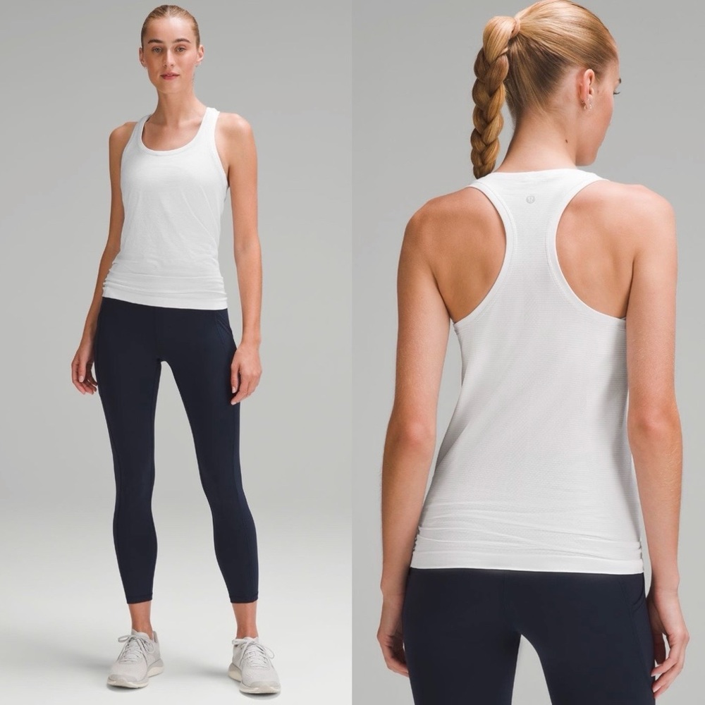 Lululemon Swiftly Tech Racerback Tank Top 2.0 White Size 4 - Picture 1 of 8
